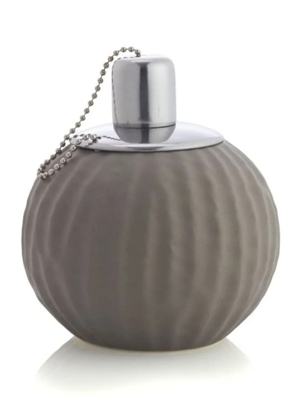 Crate & Barrel small gourd-shaped outdoor oil lamp. Never filled, never lit.